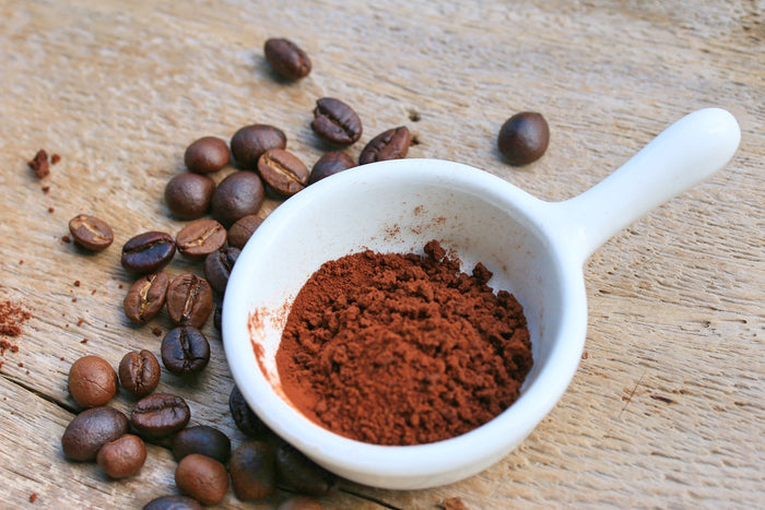 Yogurt flavored with coffee