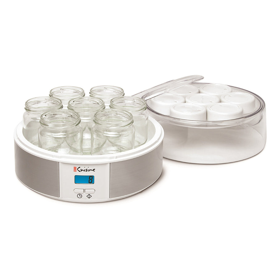 Euro Cuisine YMX650 Digital Automatic Yogurt Maker With 7 - 6oz Glass Jars
