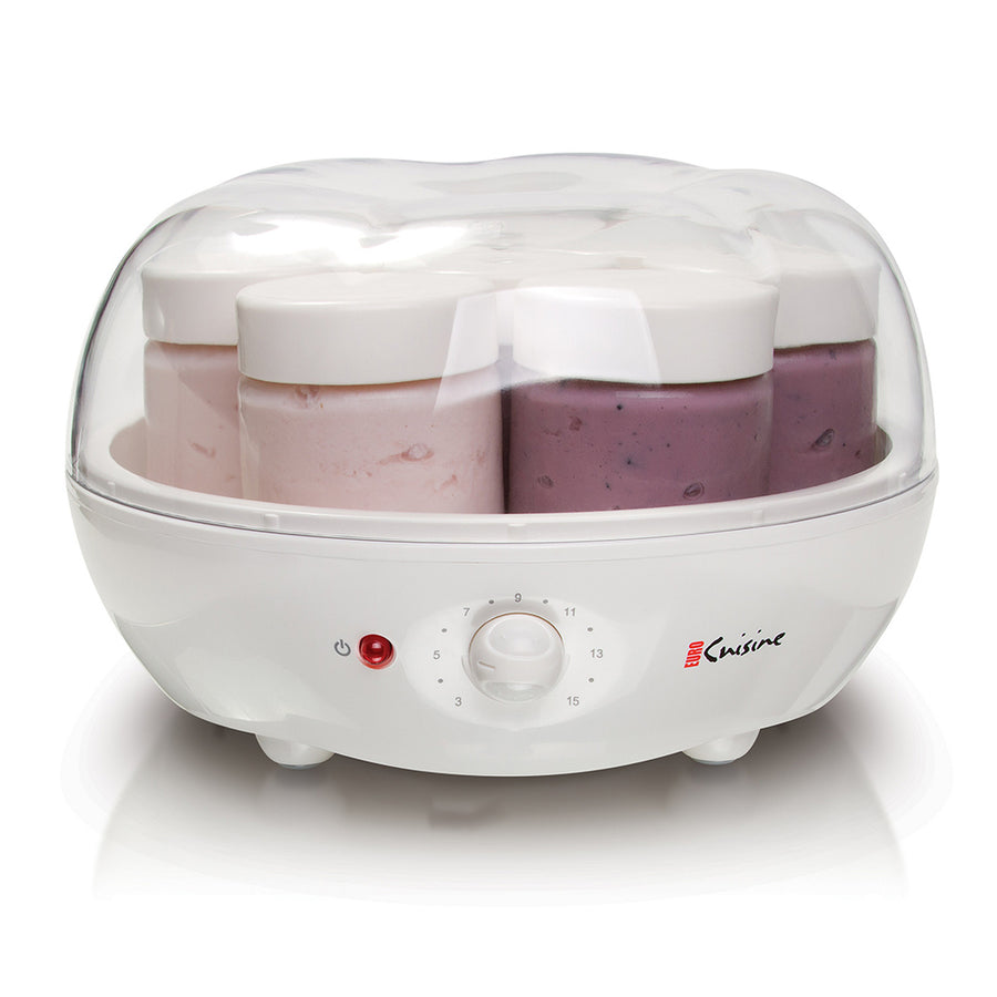 Euro Cuisine YM100 Automatic Yogurt Maker With 7 - 6oz Glass Jars