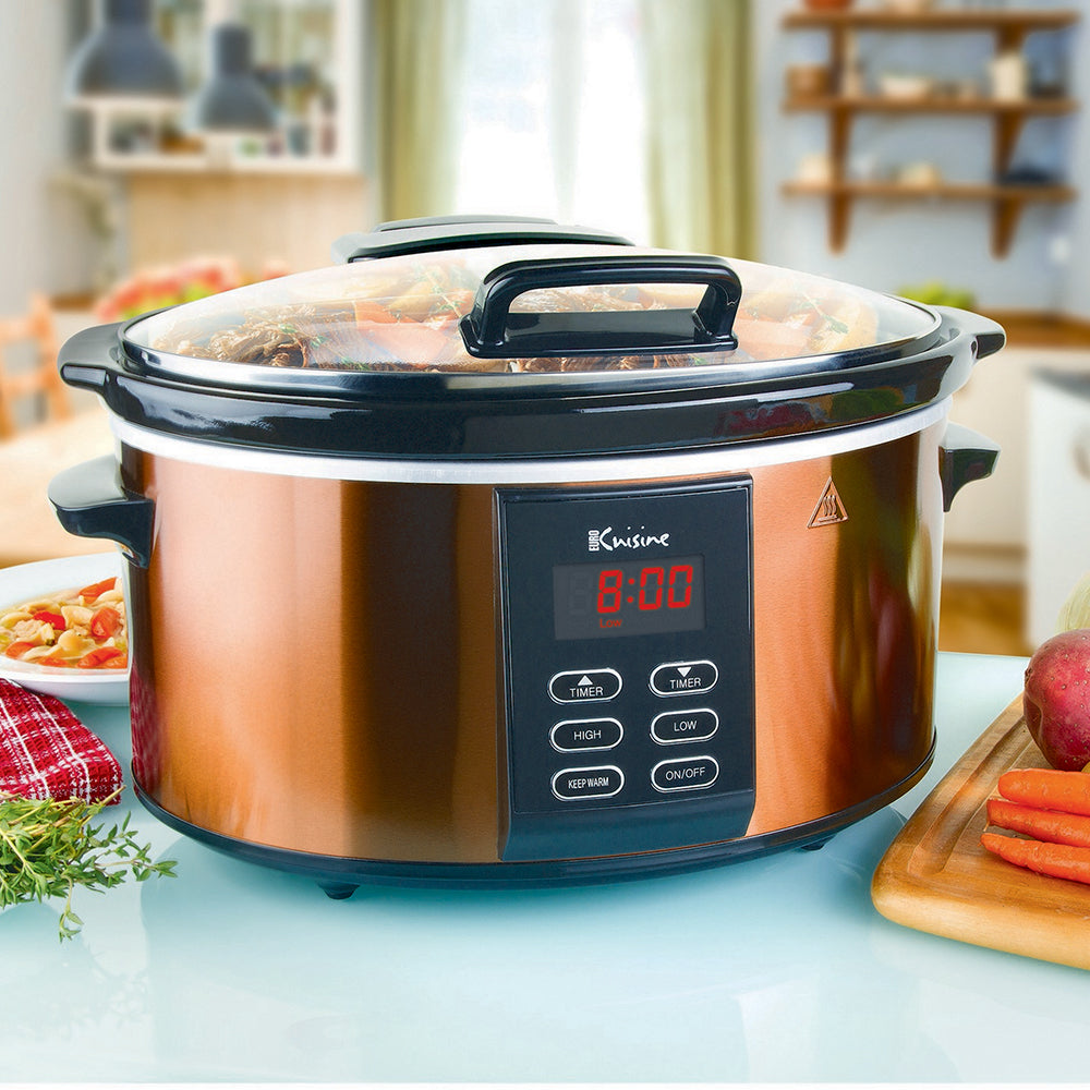 Euro Cuisine SCX6 Electric Slow Cooker - 6QT