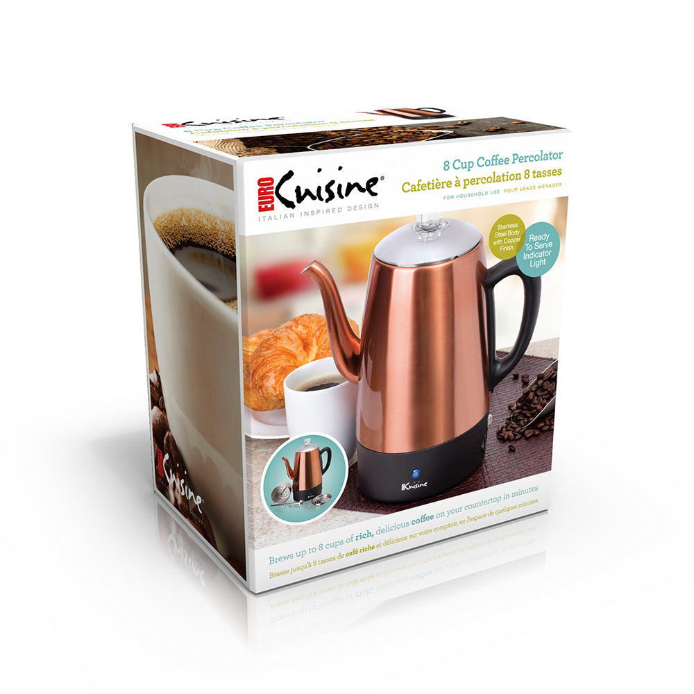 Euro Cuisine PER08 Electric  Percolator - 8 Cups