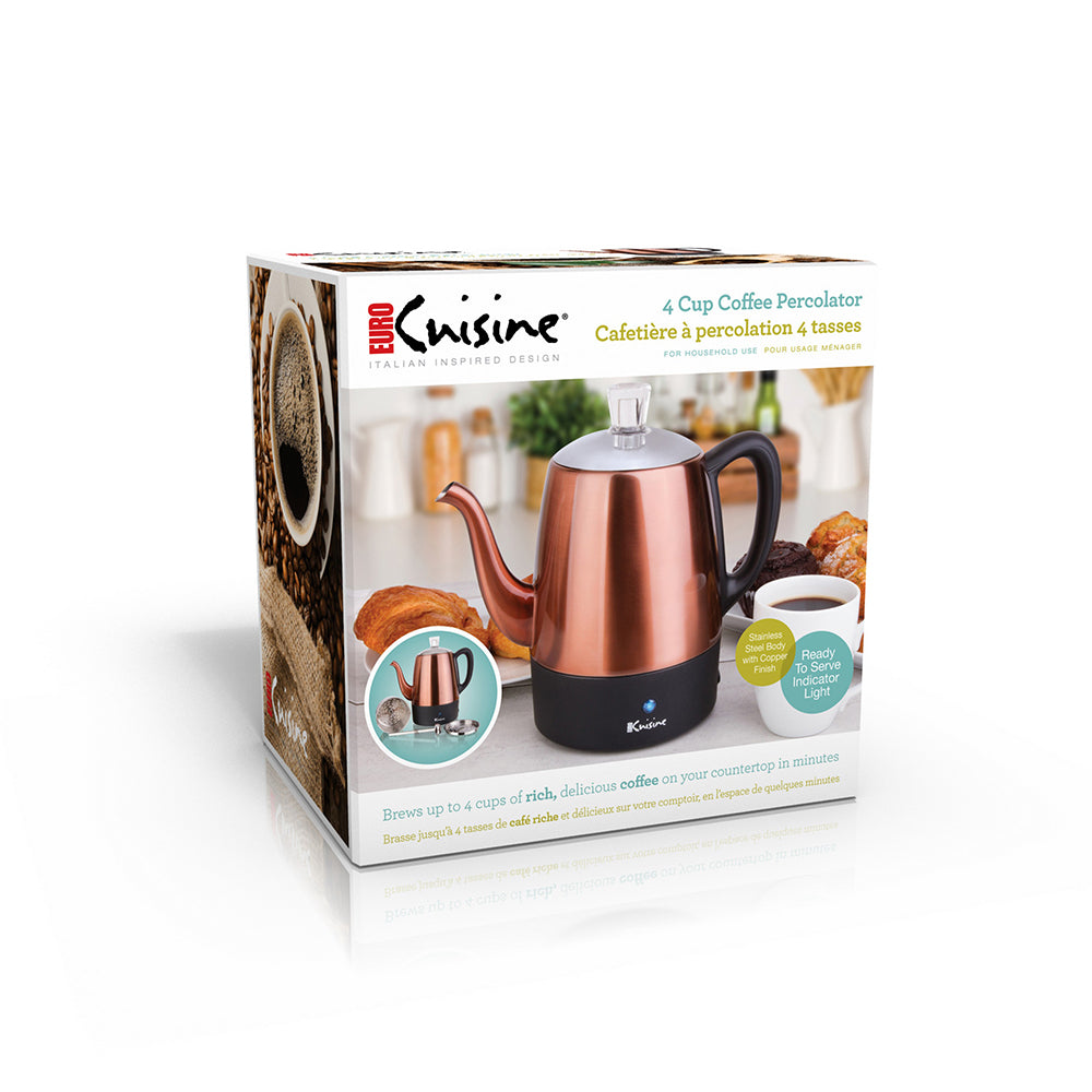 Euro Cuisine PER04  Electric Percolator - 4 Cups