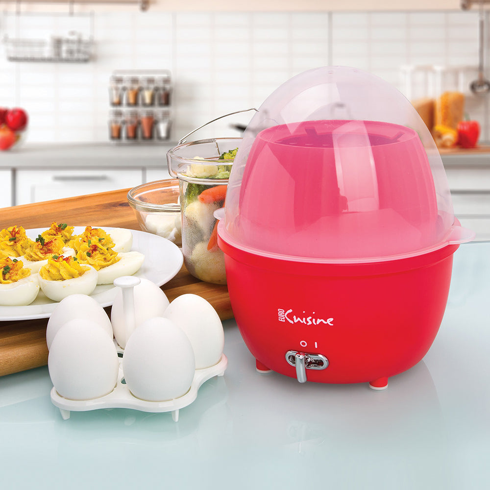 Electric Mini Food Steamer and Egg Cooker with Auto Shut Off Feature