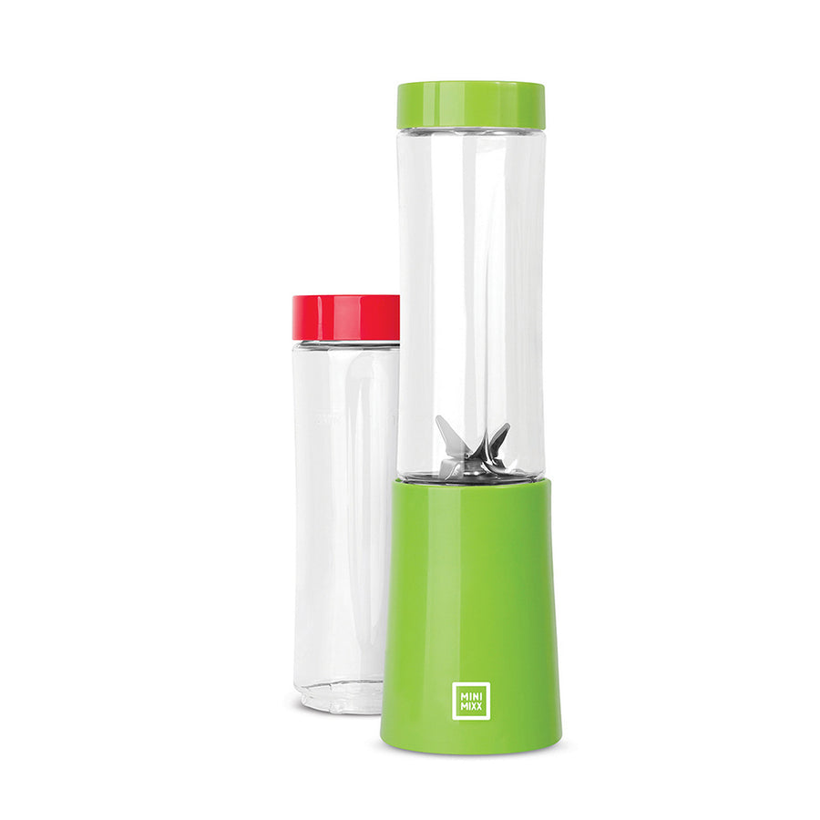 Euro Cuisine MM2G Mini Mixx Personal Blender with 2 Tritan Bottle Green
