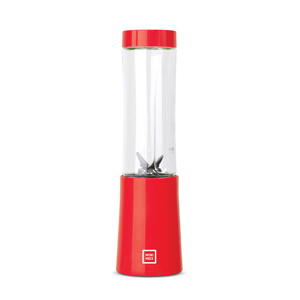 Euro Cuisine MM1R - Mini Mixx Personal Blender with 2 Tritan Bottles - Red