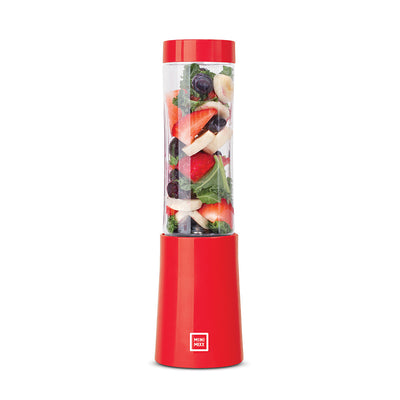 Euro Cuisine MM1R - Mini Mixx Personal Blender with 2 Tritan Bottles - Red