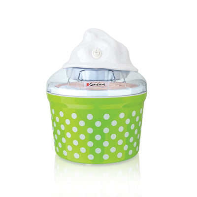 Euro Cuisine ICM26GR  Automatic Ice Cream, Sorbet & Frozen Yogurt Maker with 4 Glass Ice Cream Cup
