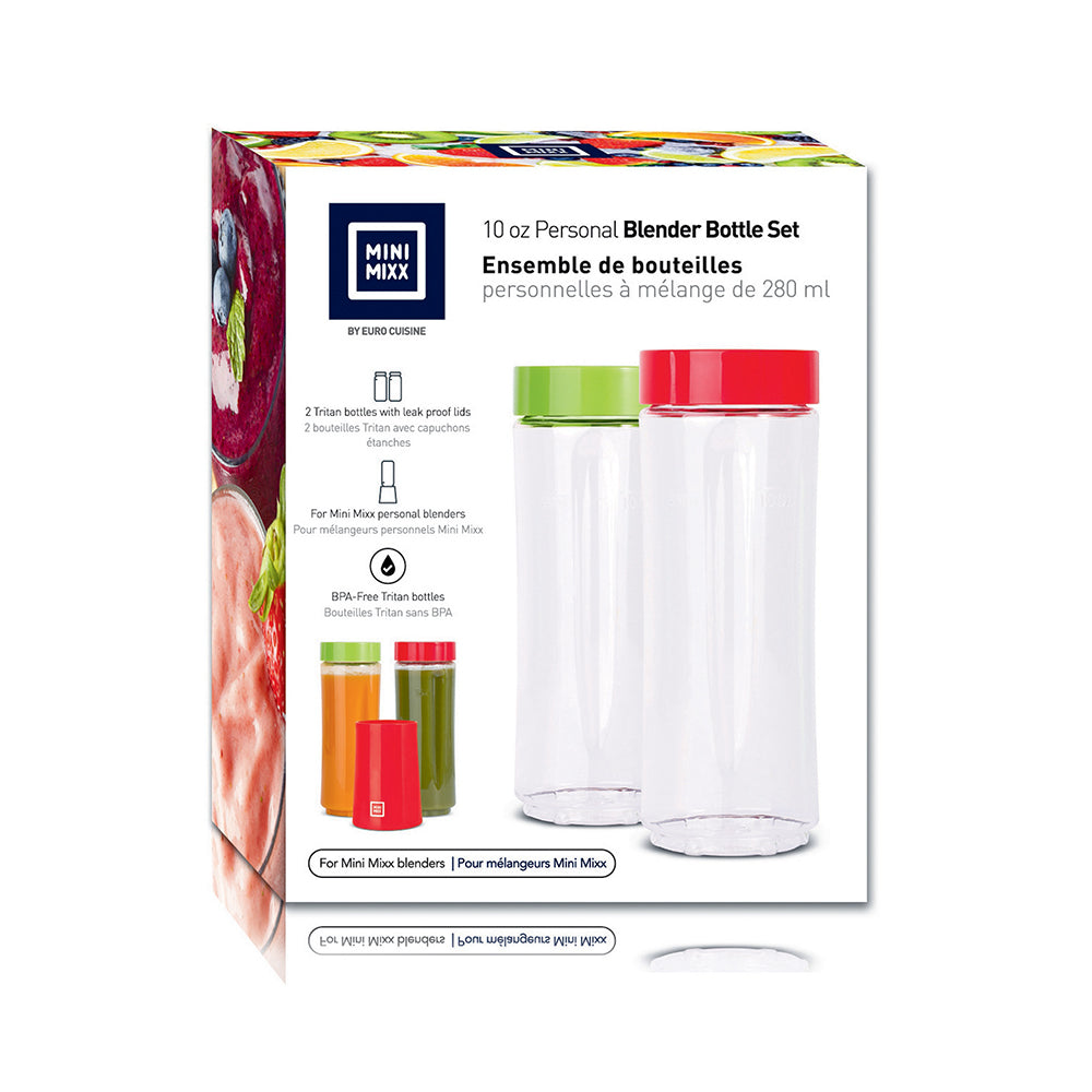 Euro Cuisine GYM2 -  10oz Bottle w/ lid for Mini Mixx Personal Blender