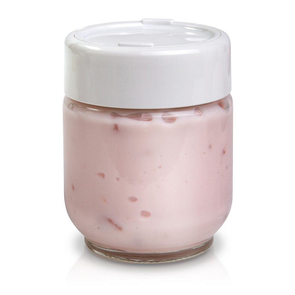 Euro Cuisine GY2640 Set/8 Glass Jars with /Date Lid