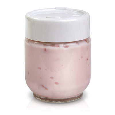 Euro Cuisine GY2640 Set/8 Glass Jars with /Date Lid