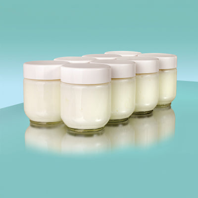 Euro Cuisine GY1920 Set/ 8 Glass Jars