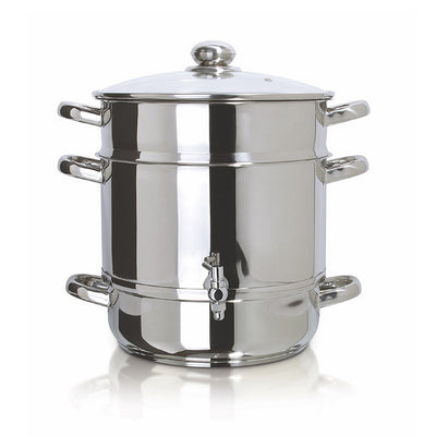 Euro Cuisine EC9500 Stainless Steel Stove Top Steam Juicer